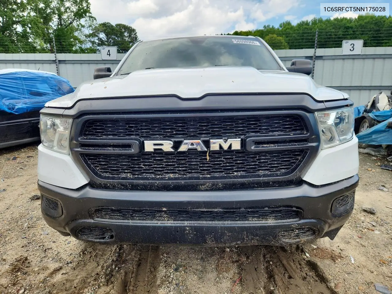 2022 Ram 1500 Tradesman VIN: 1C6SRFCT5NN175028 Lot: 58098966
