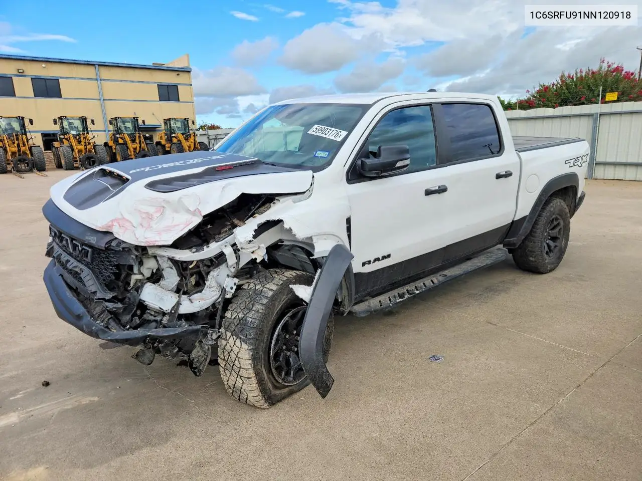 2022 Ram 1500 Trx VIN: 1C6SRFU91NN120918 Lot: 59903176
