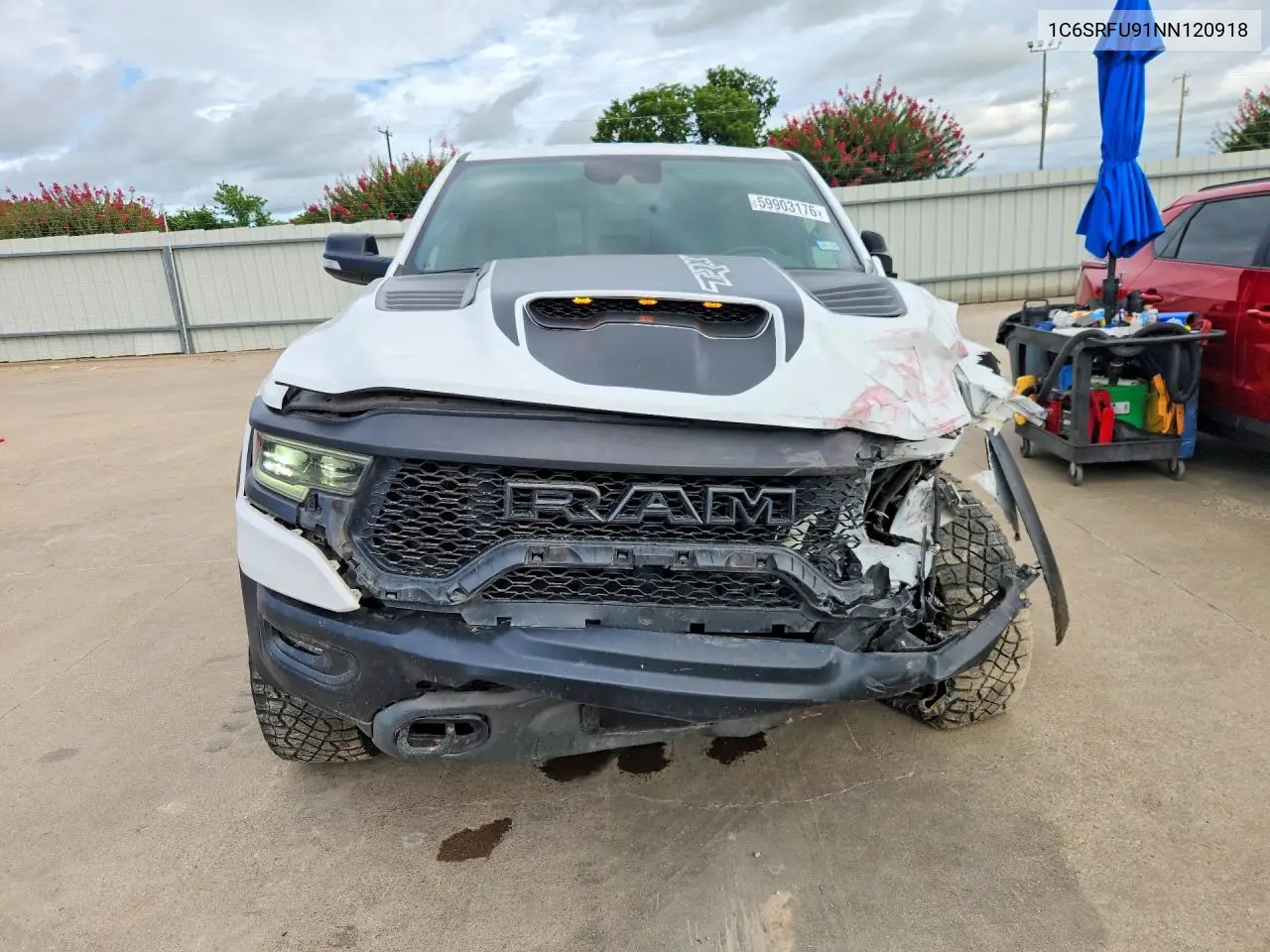 2022 Ram 1500 Trx VIN: 1C6SRFU91NN120918 Lot: 59903176