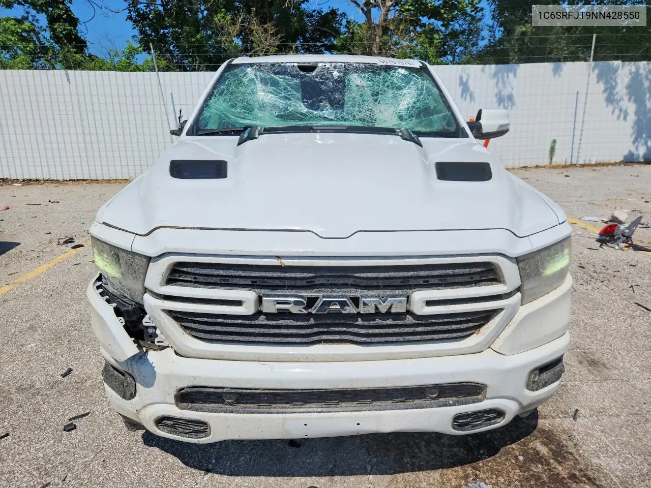 2022 Ram 1500 Laramie VIN: 1C6SRFJT9NN428550 Lot: 60761976