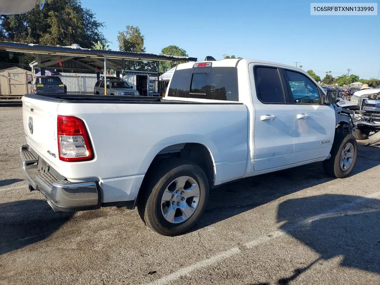 2022 Ram 1500 Big Horn/Lone Star VIN: 1C6SRFBTXNN133990 Lot: 61639106