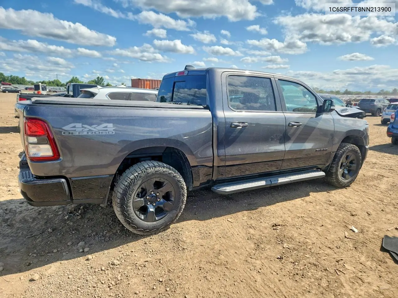 2022 Ram 1500 Big Horn/Lone Star VIN: 1C6SRFFT8NN213900 Lot: 61900806
