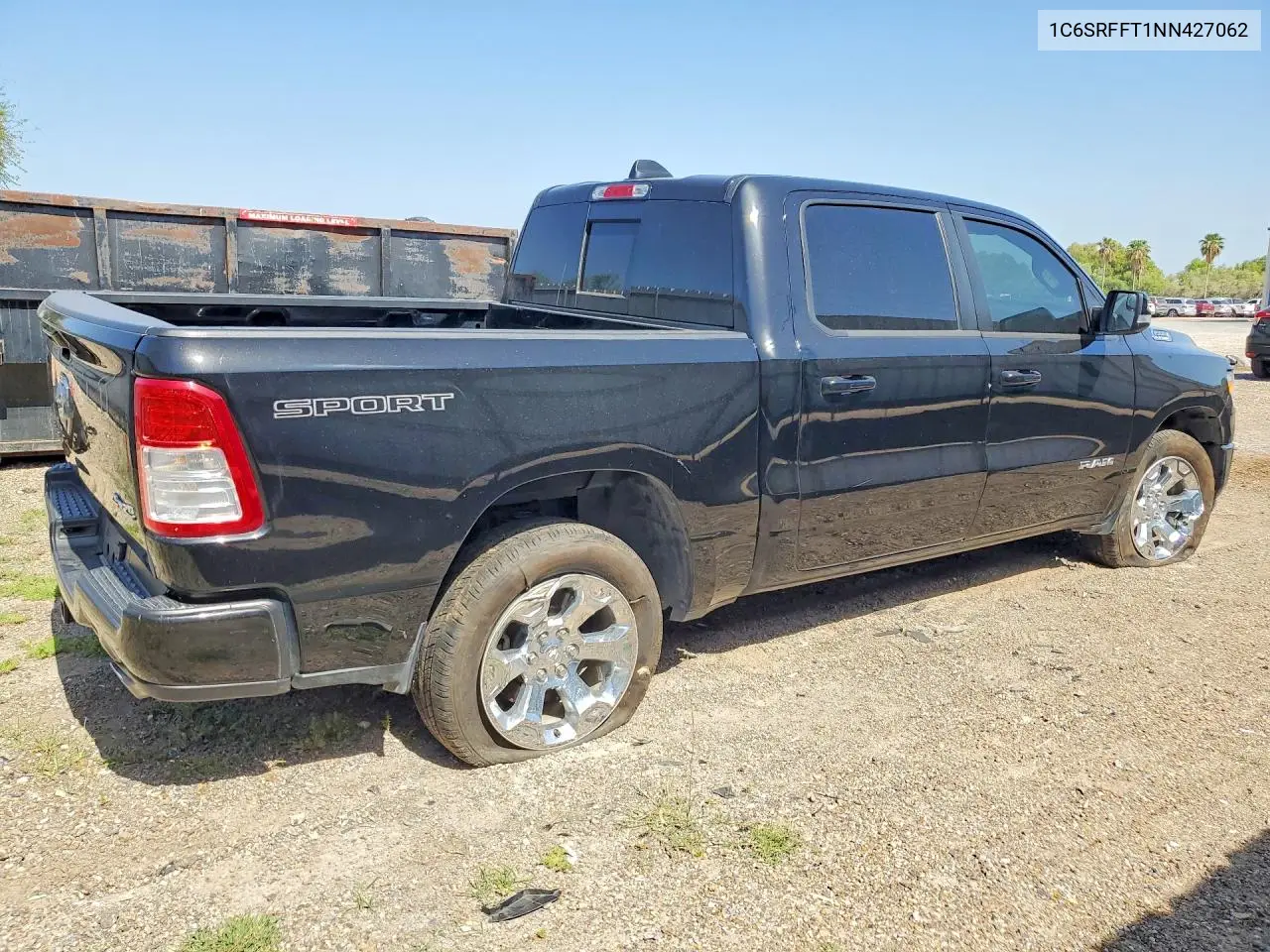 2022 Ram 1500 Big Horn/Lone Star VIN: 1C6SRFFT1NN427062 Lot: 61929456