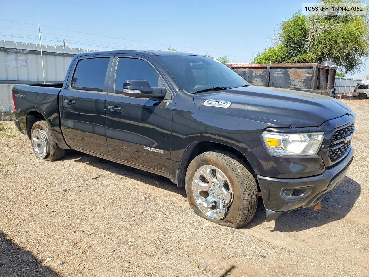 2022 Ram 1500 Big Horn/Lone Star VIN: 1C6SRFFT1NN427062 Lot: 61929456