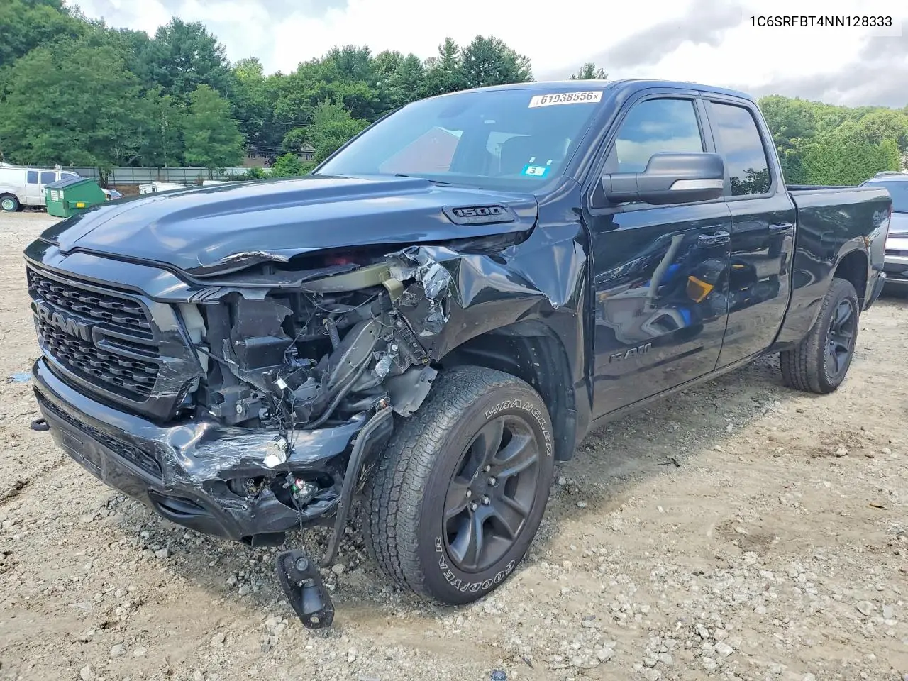 2022 Ram 1500 Big Horn/Lone Star VIN: 1C6SRFBT4NN128333 Lot: 61938556