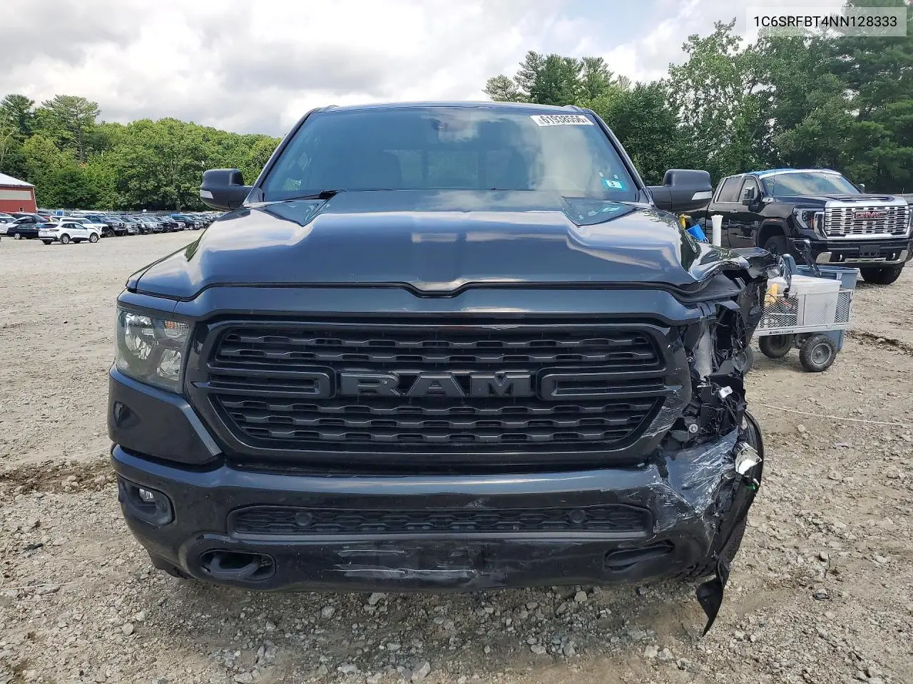 2022 Ram 1500 Big Horn/Lone Star VIN: 1C6SRFBT4NN128333 Lot: 61938556
