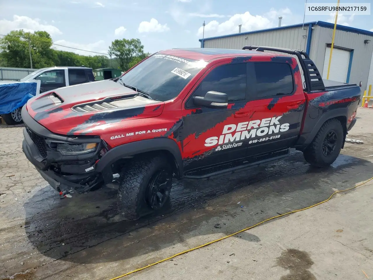 2022 Ram 1500 Trx VIN: 1C6SRFU98NN217159 Lot: 61999216