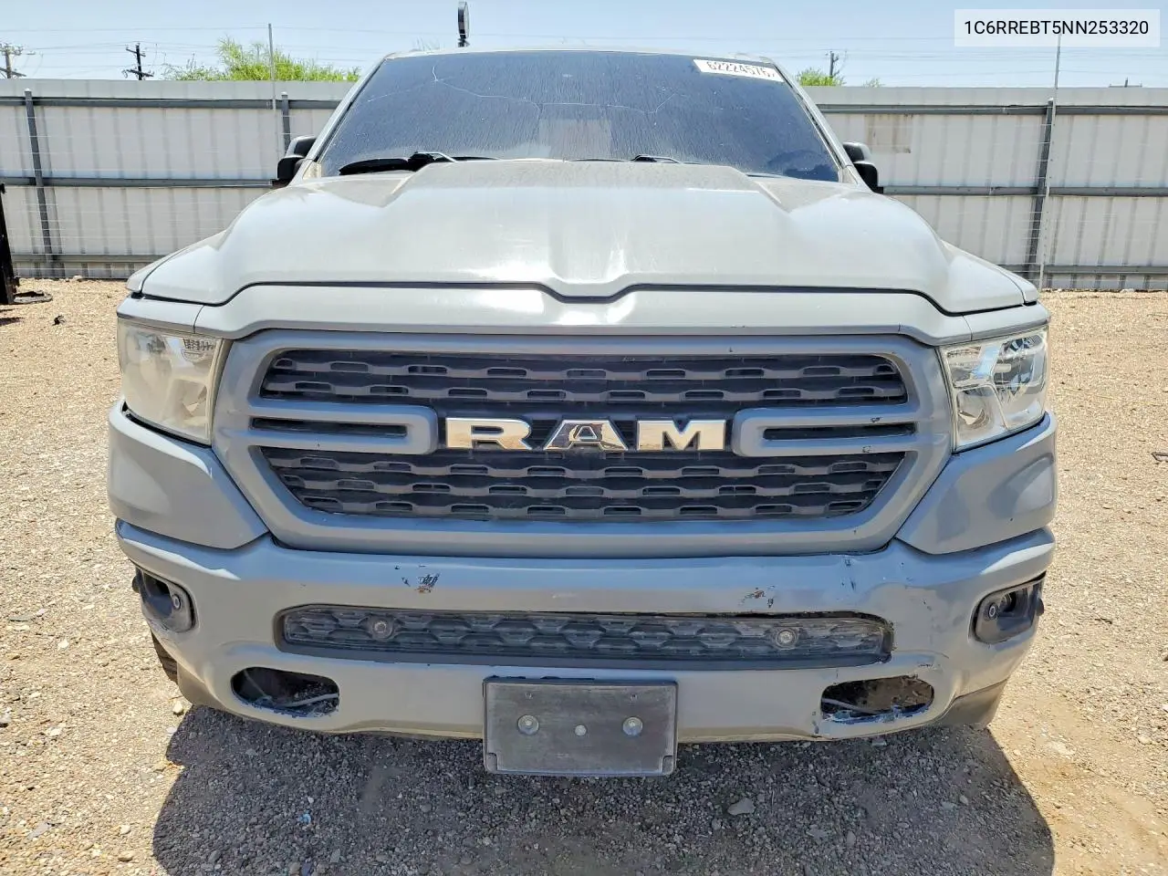 2022 Ram 1500 Big Horn/Lone Star VIN: 1C6RREBT5NN253320 Lot: 62224576