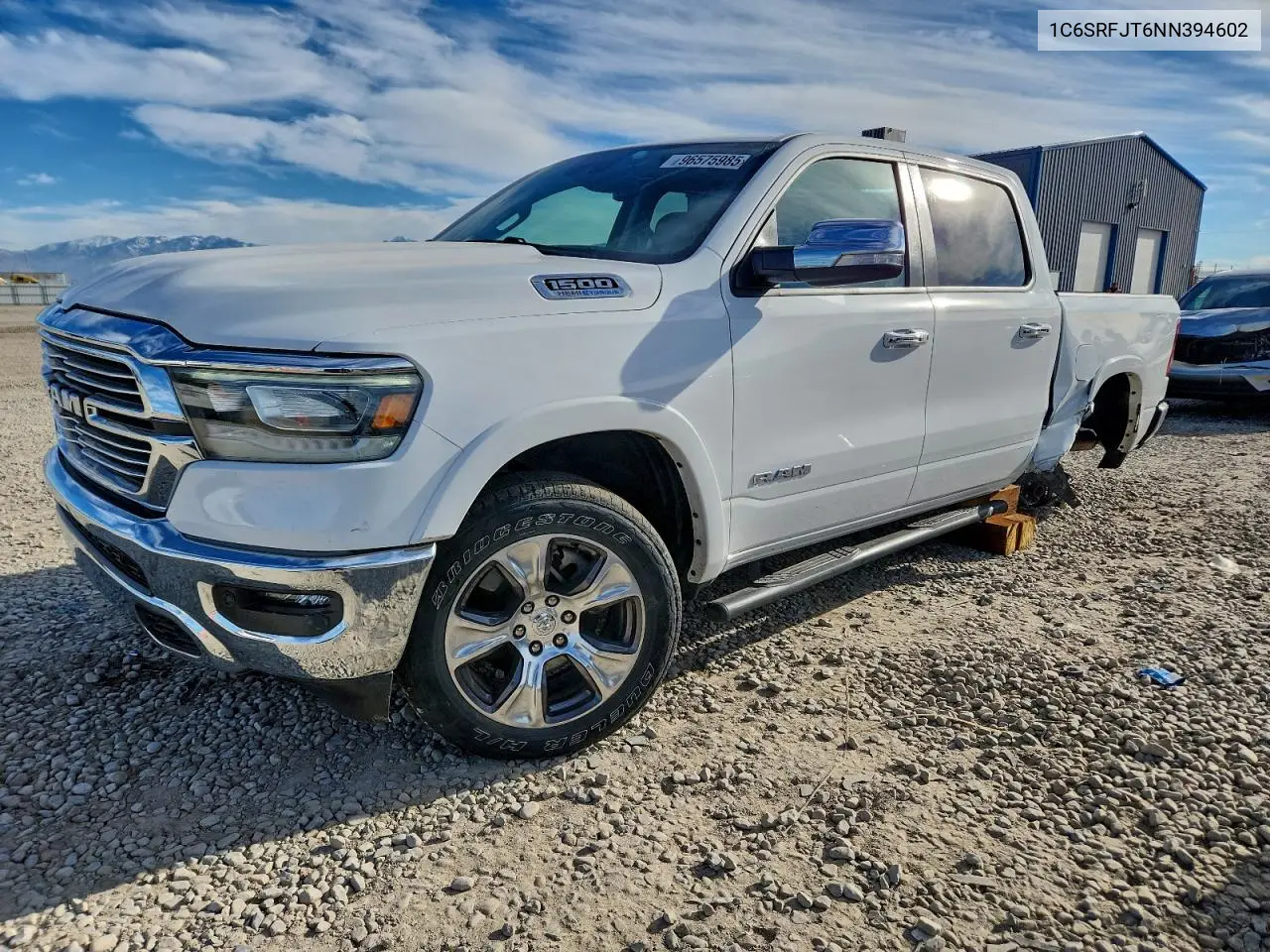 1C6SRFJT6NN394602 2022 Ram 1500 Laramie