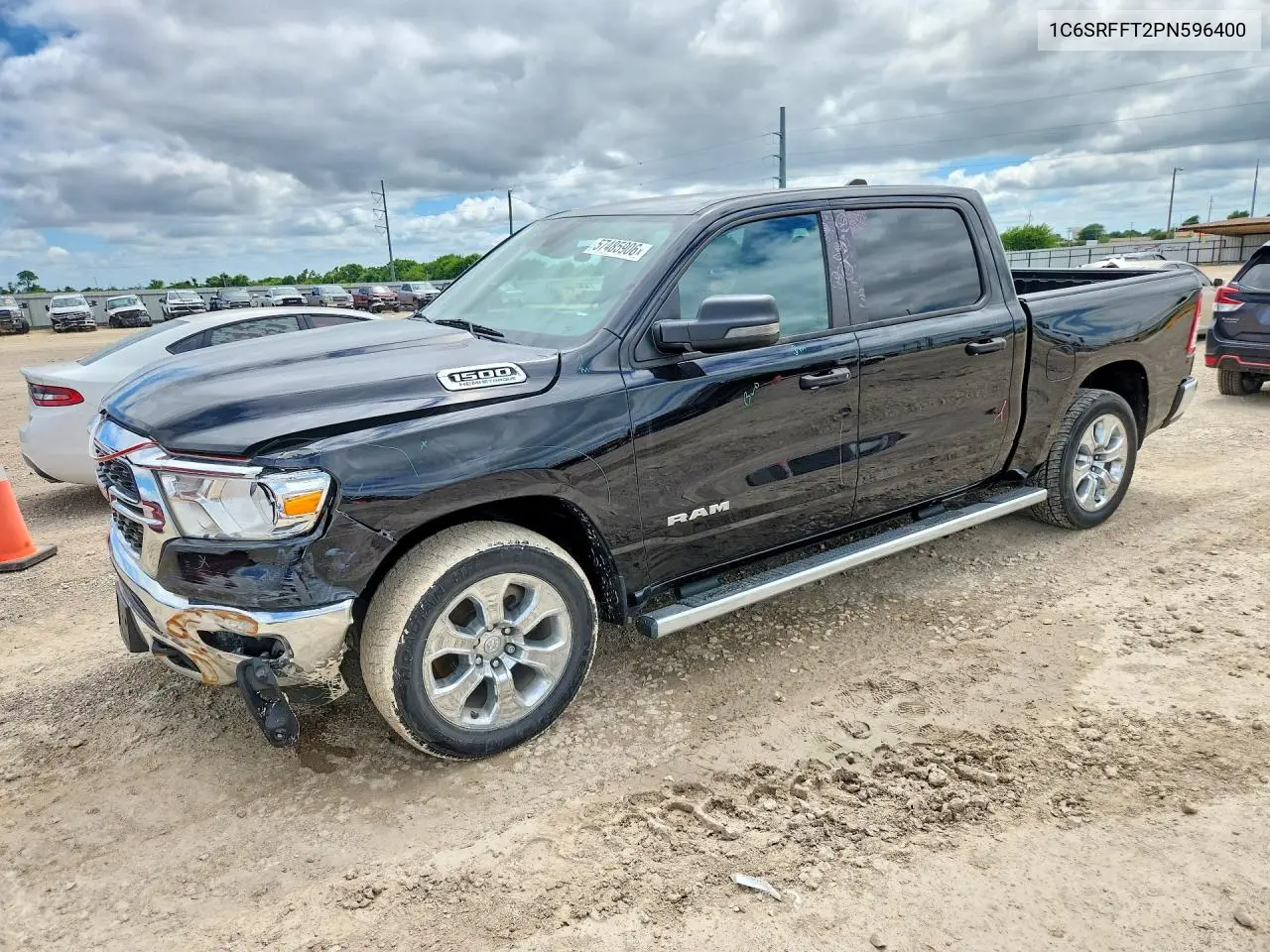2023 Ram 1500 Big Horn VIN: 1C6SRFFT2PN596400 Lot: 57485906