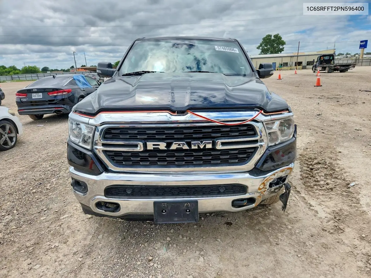 2023 Ram 1500 Big Horn VIN: 1C6SRFFT2PN596400 Lot: 57485906