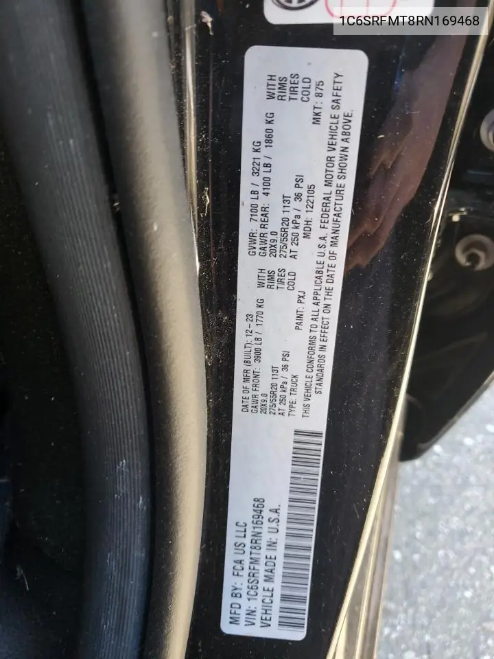 1C6SRFMT8RN169468 2024 Ram 1500 Big Horn/Lone Star