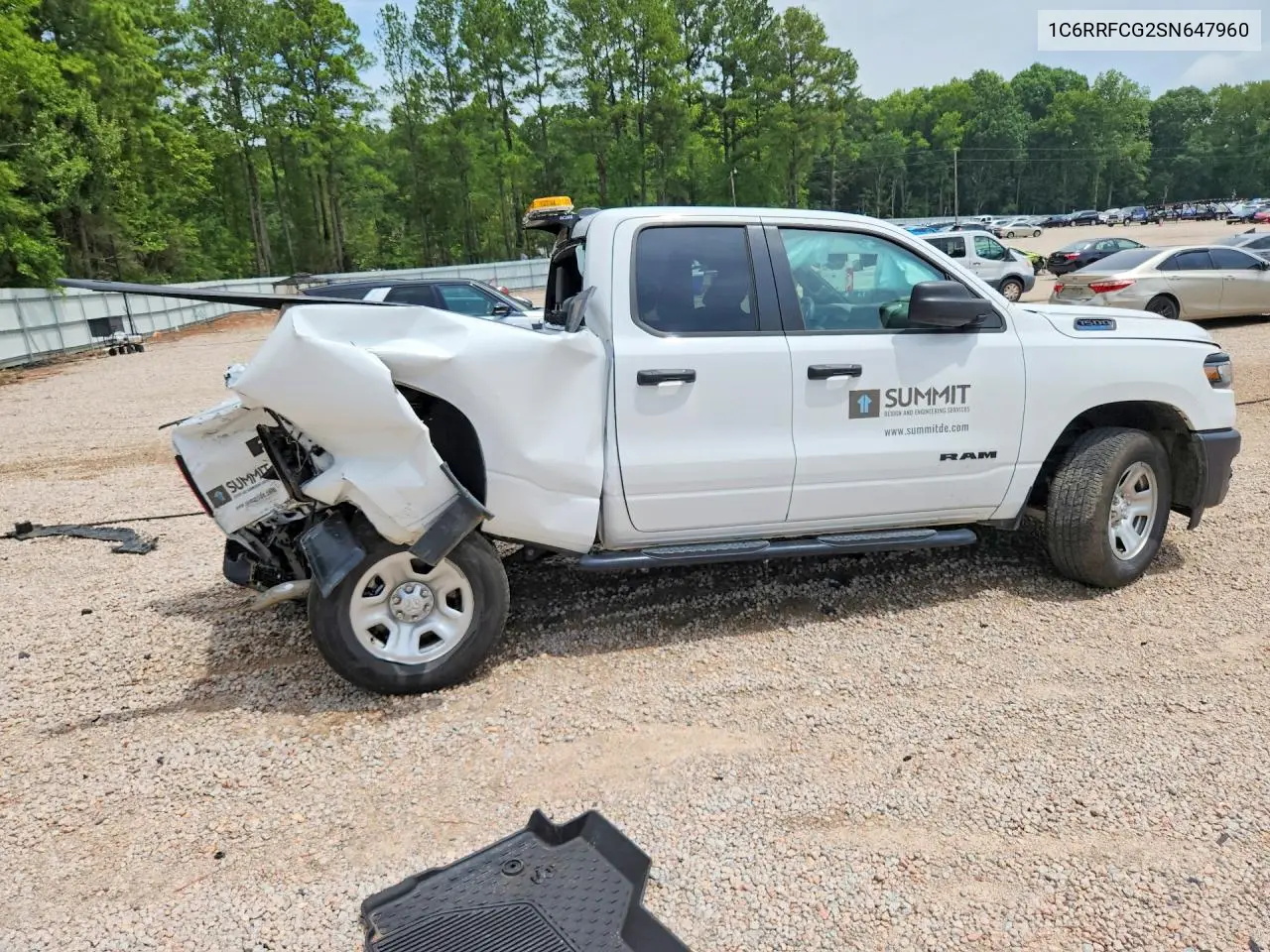 2025 Ram 1500 Tradesman VIN: 1C6RRFCG2SN647960 Lot: 61588606