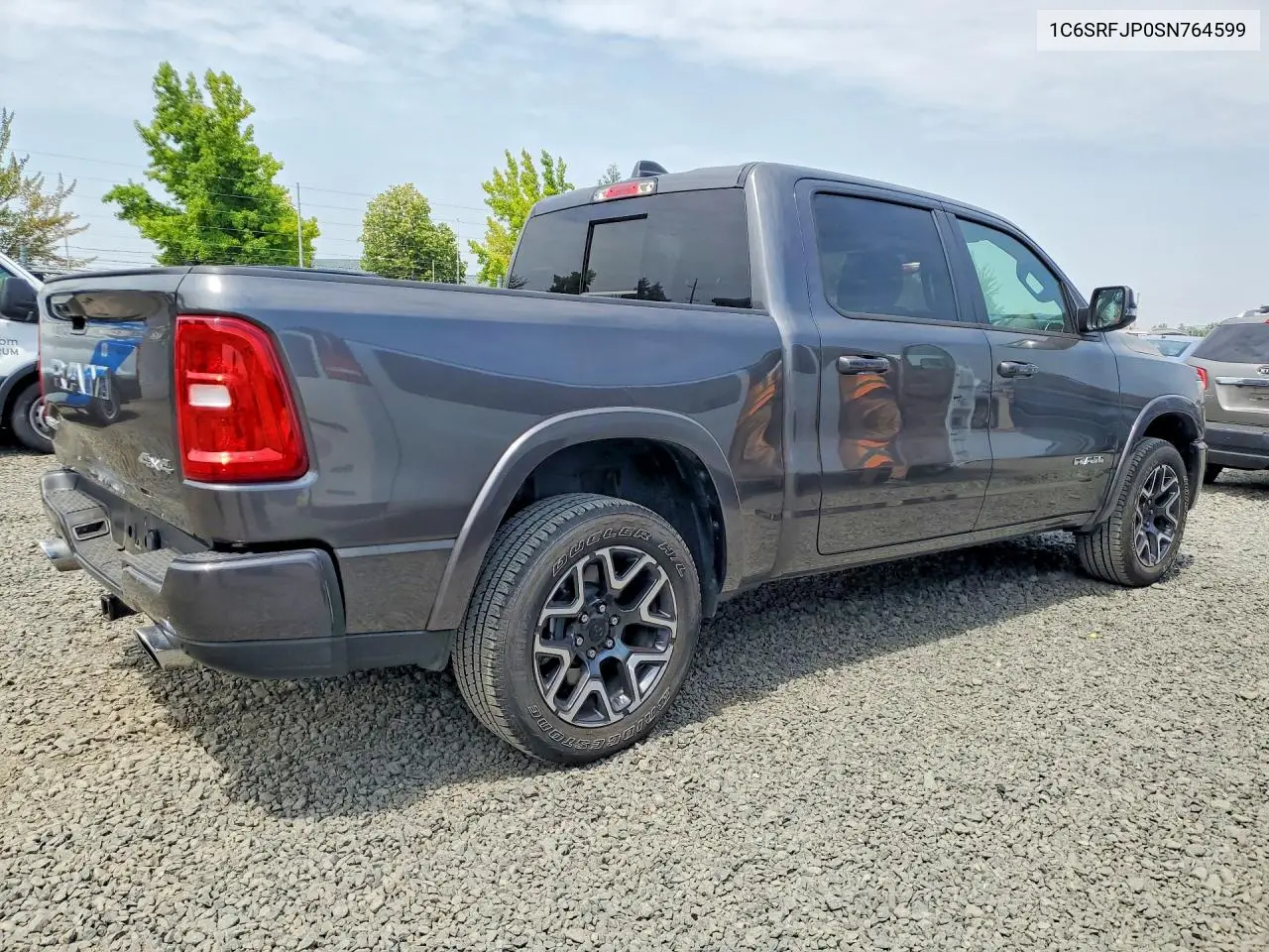 2025 Ram 1500 Laramie VIN: 1C6SRFJP0SN764599 Lot: 61882656