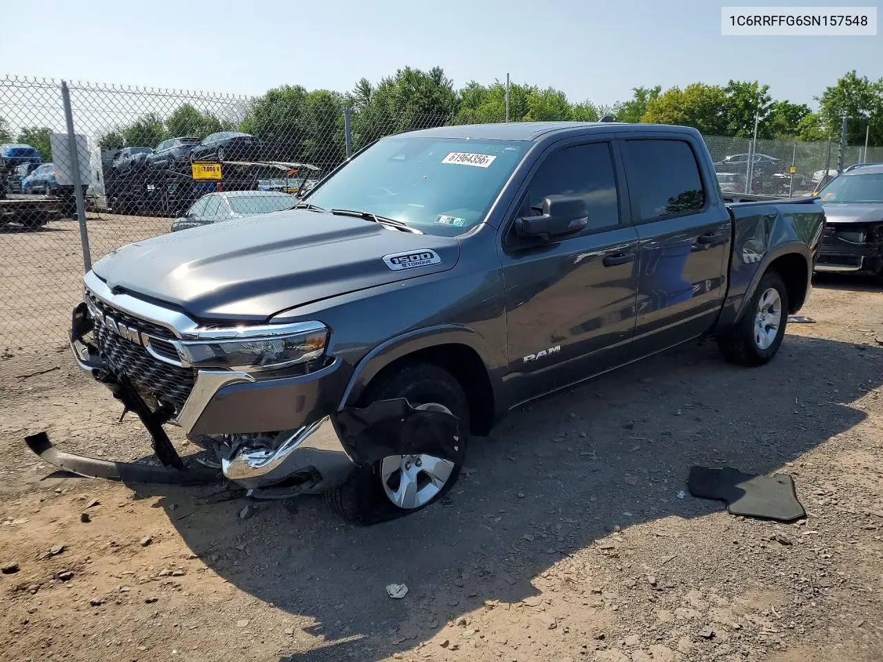 2025 Ram 1500 Big Horn/Lone Star VIN: 1C6RRFFG6SN157548 Lot: 61964356