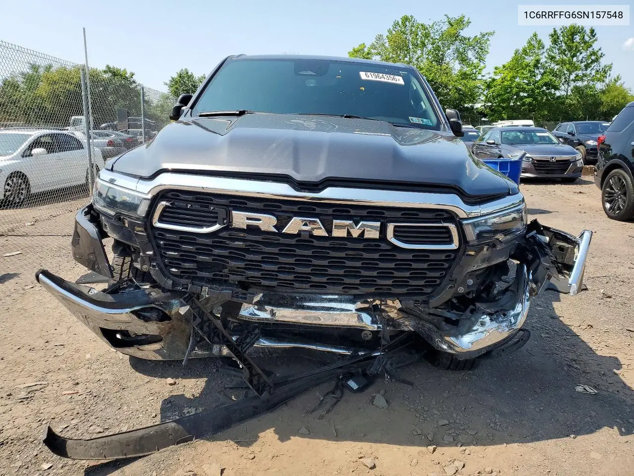 2025 Ram 1500 Big Horn/Lone Star VIN: 1C6RRFFG6SN157548 Lot: 61964356