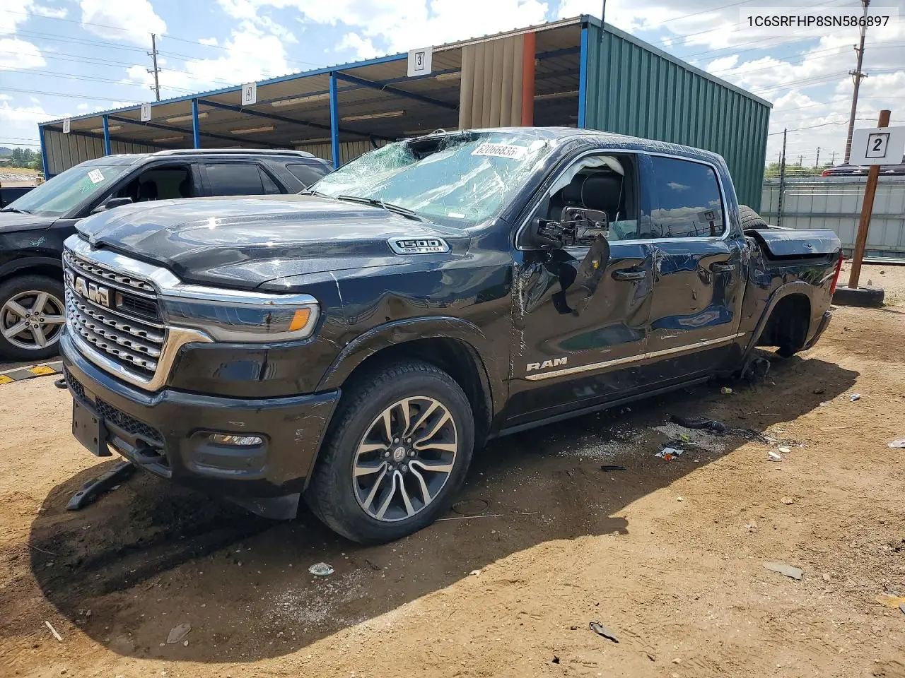 2025 Ram 1500 Limited VIN: 1C6SRFHP8SN586897 Lot: 62066836