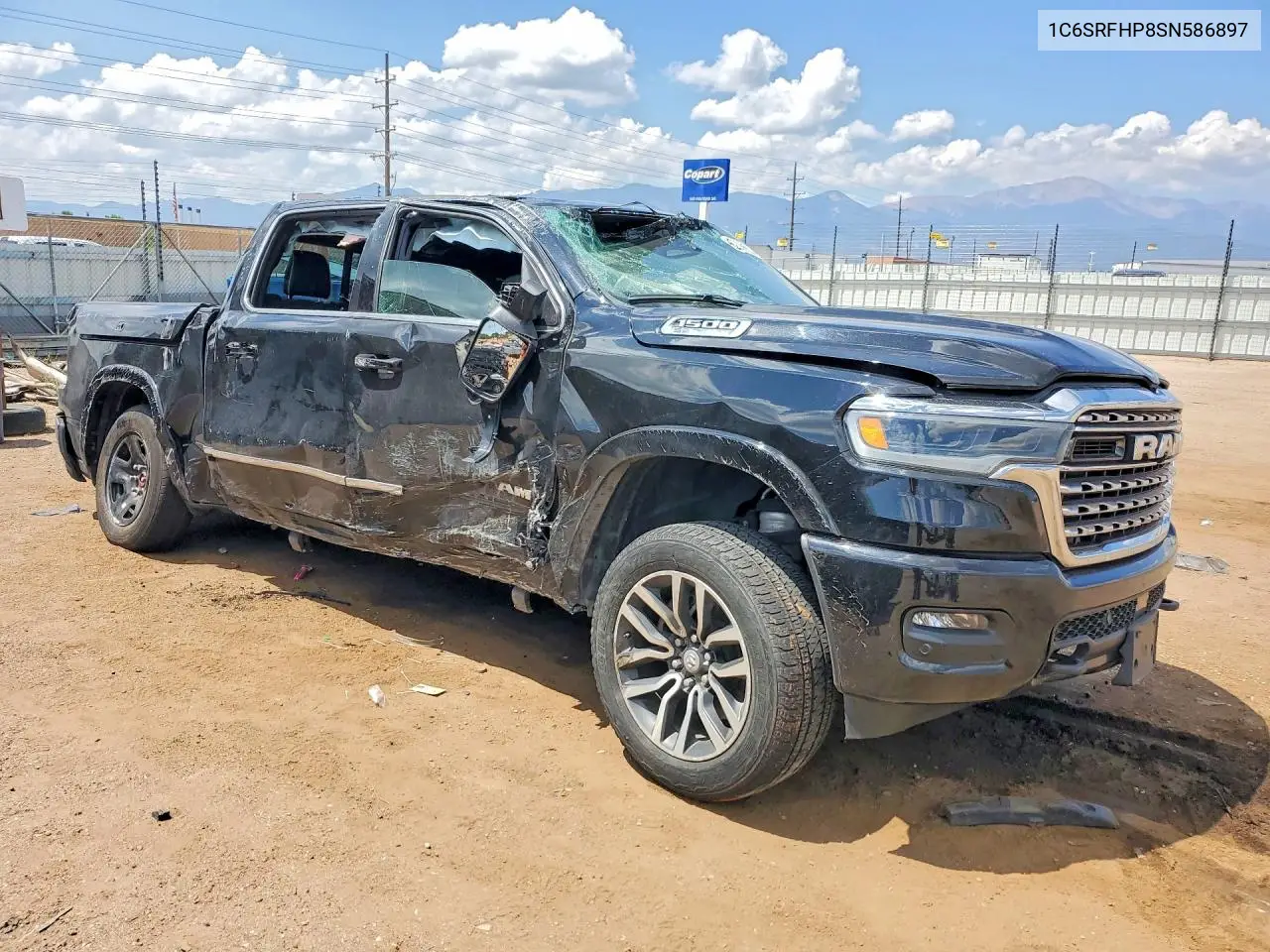 2025 Ram 1500 Limited VIN: 1C6SRFHP8SN586897 Lot: 62066836