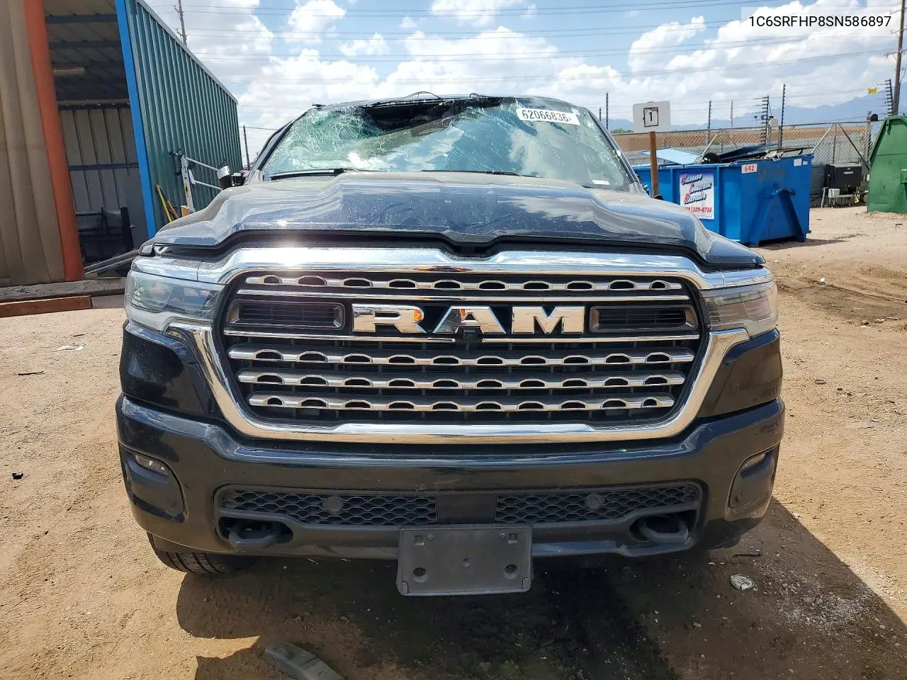 2025 Ram 1500 Limited VIN: 1C6SRFHP8SN586897 Lot: 62066836