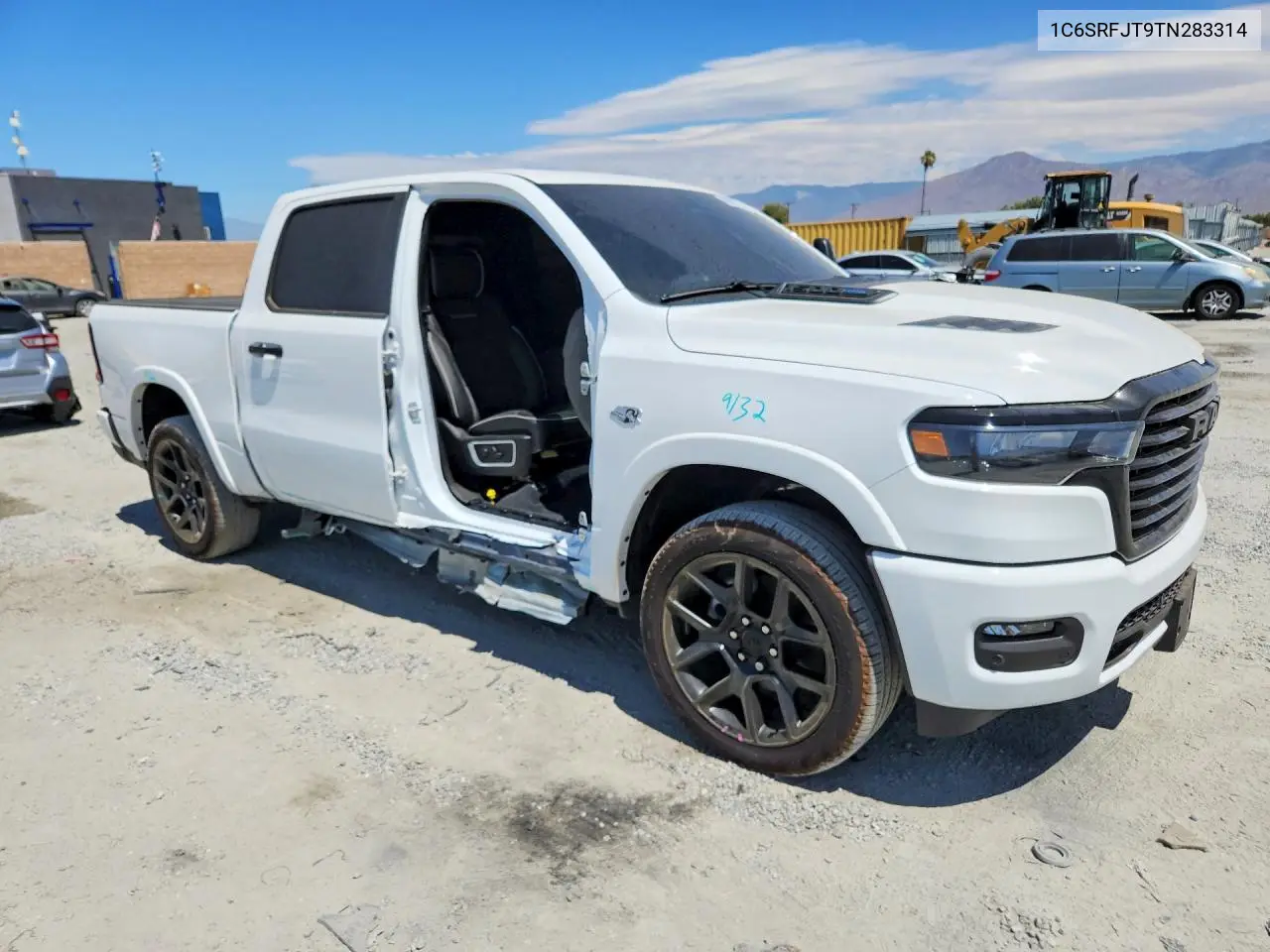 2026 Ram 1500 Laramie VIN: 1C6SRFJT9TN283314 Lot: 58051296