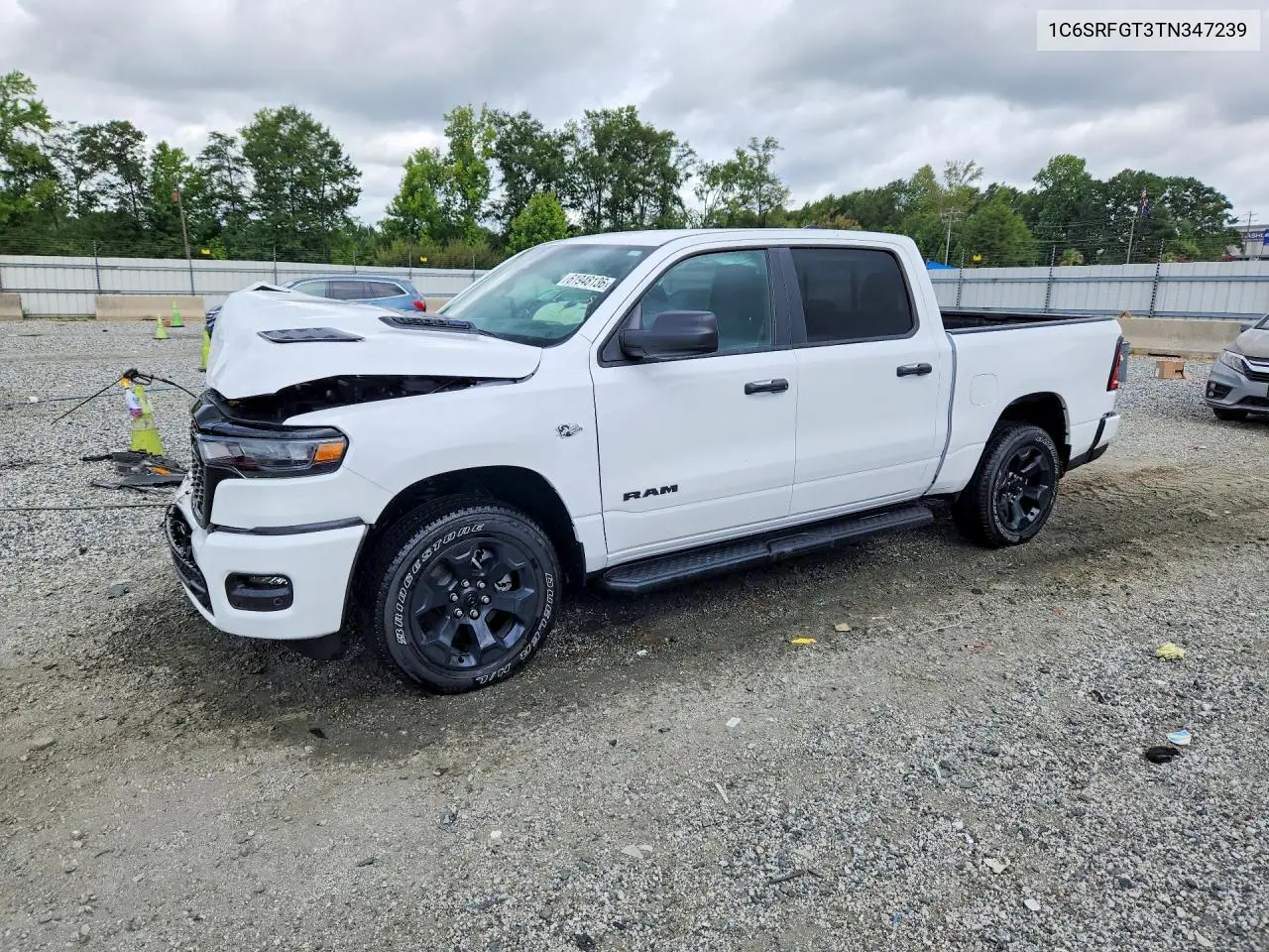 2026 Ram 1500 Tradesman VIN: 1C6SRFGT3TN347239 Lot: 61948136