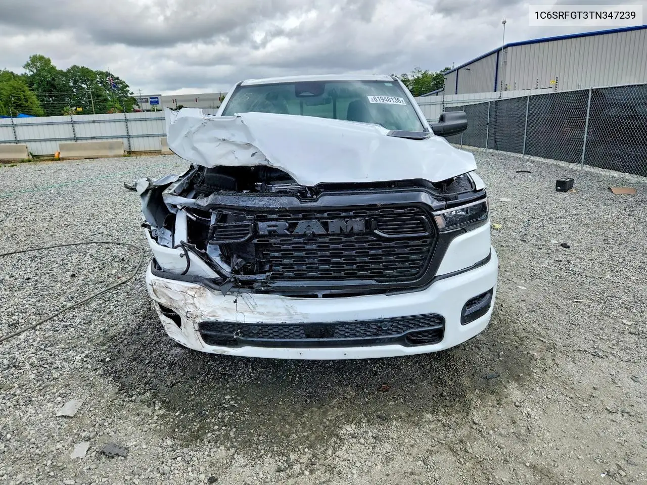 2026 Ram 1500 Tradesman VIN: 1C6SRFGT3TN347239 Lot: 61948136