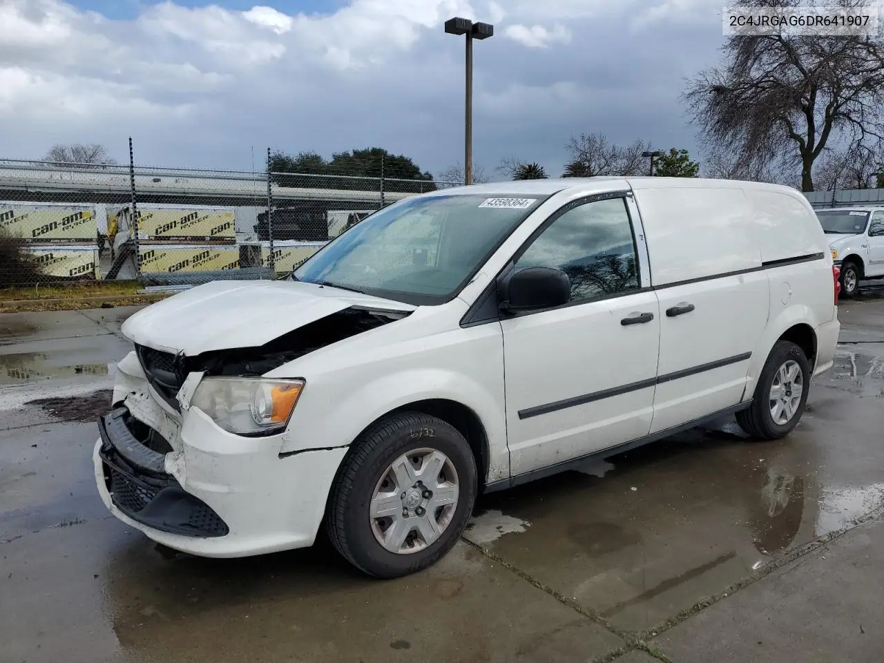 2013 Ram Tradesman VIN: 2C4JRGAG6DR641907 Lot: 43598364