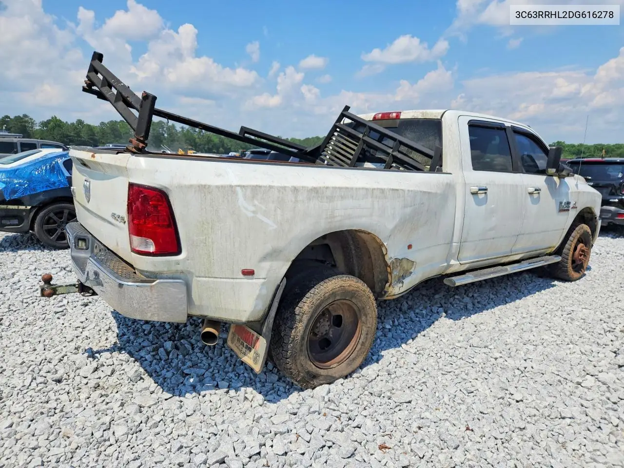 2013 Ram 3500 Slt VIN: 3C63RRHL2DG616278 Lot: 56825996