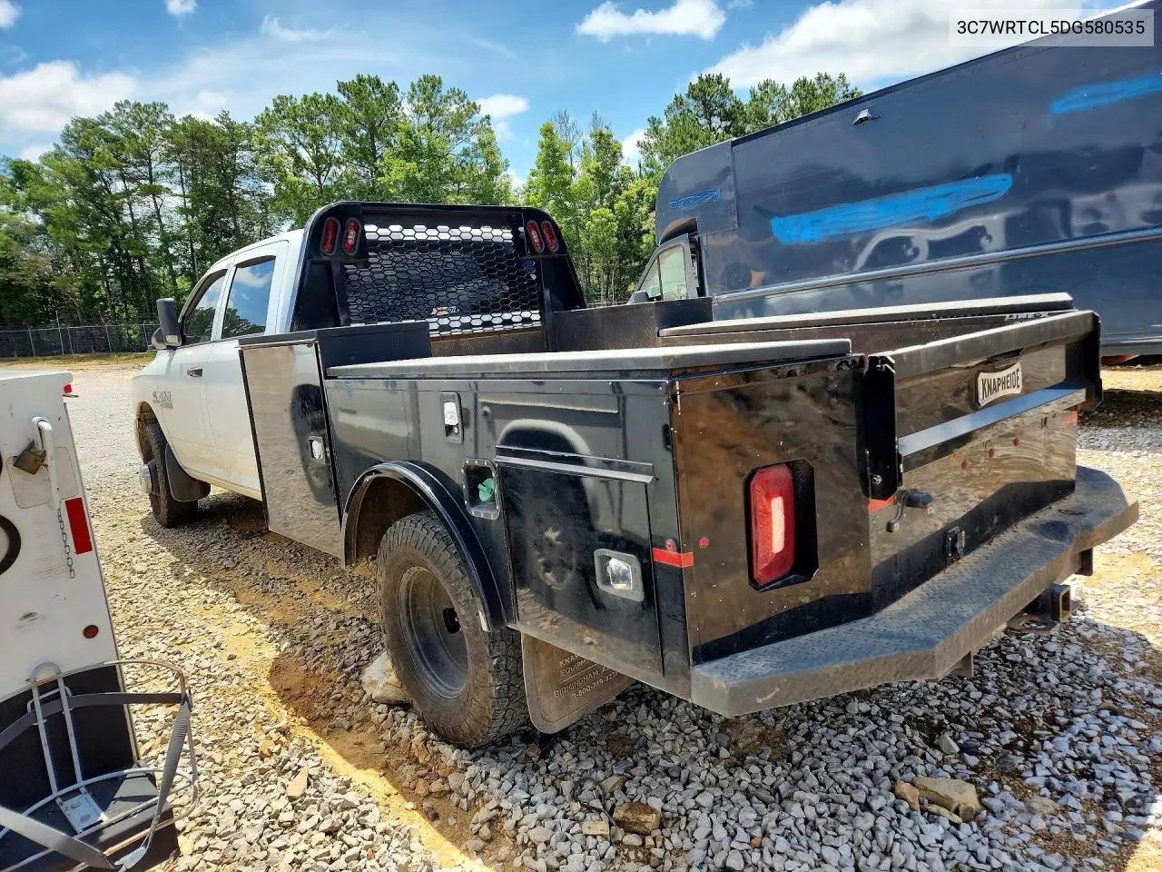 2013 Ram 3500 VIN: 3C7WRTCL5DG580535 Lot: 58293356