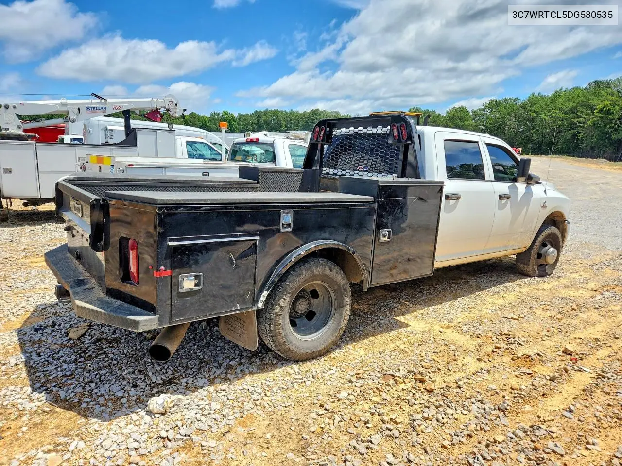 2013 Ram 3500 VIN: 3C7WRTCL5DG580535 Lot: 58293356