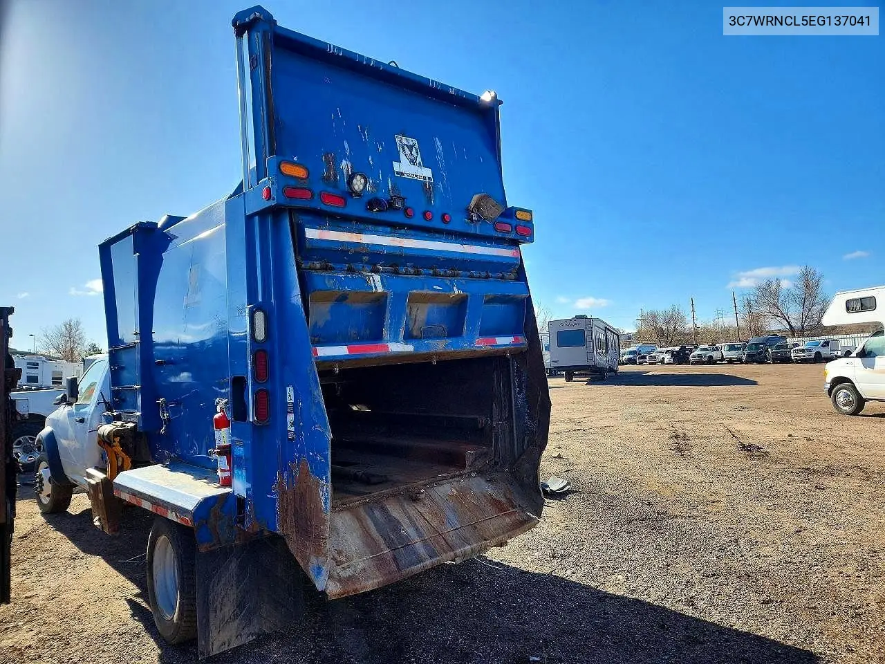 2014 Ram 5500 Refuse Truck VIN: 3C7WRNCL5EG137041 Lot: 45689456