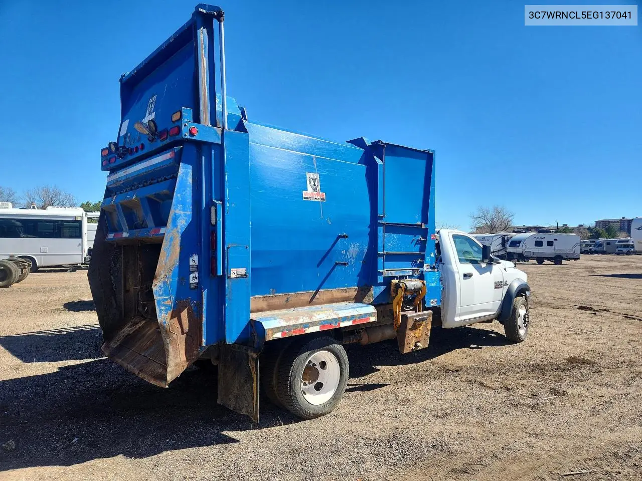 2014 Ram 5500 Refuse Truck VIN: 3C7WRNCL5EG137041 Lot: 45689456