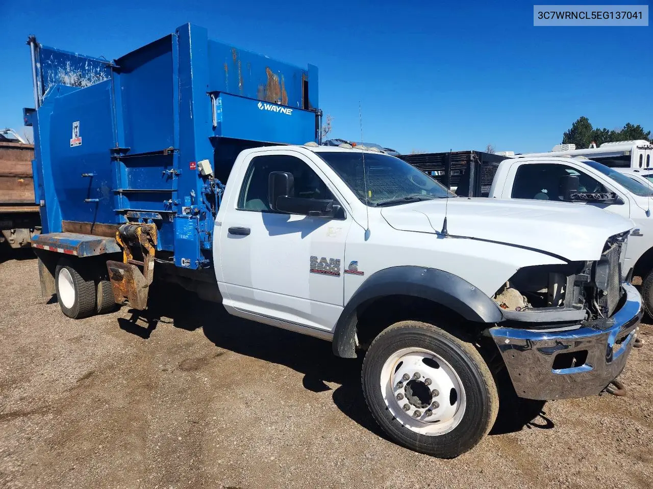 2014 Ram 5500 Refuse Truck VIN: 3C7WRNCL5EG137041 Lot: 45689456