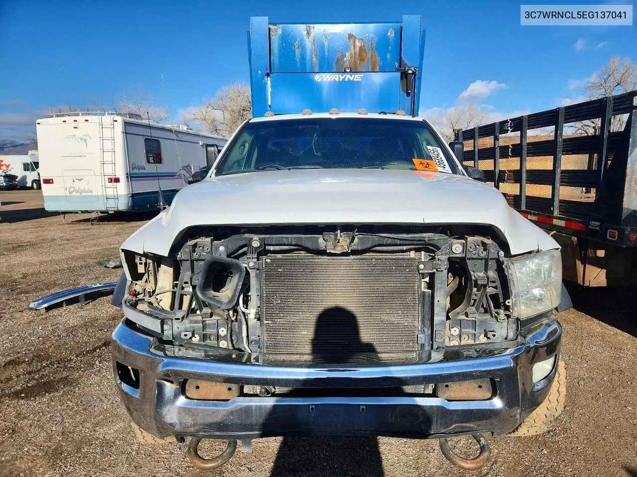 2014 Ram 5500 Refuse Truck VIN: 3C7WRNCL5EG137041 Lot: 45689456