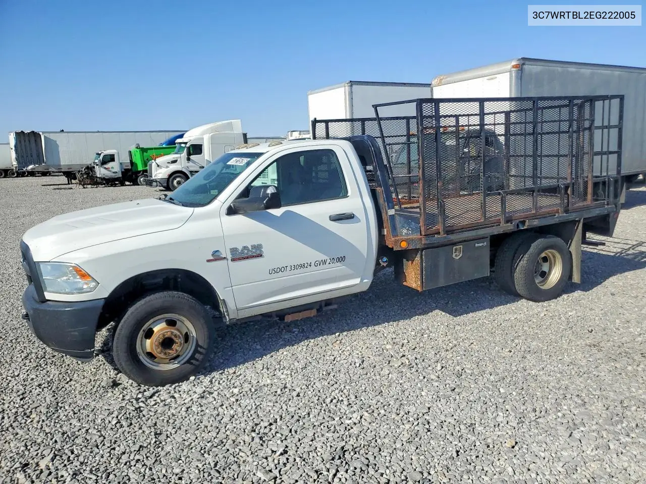 2014 Ram 3500 VIN: 3C7WRTBL2EG222005 Lot: 53215796