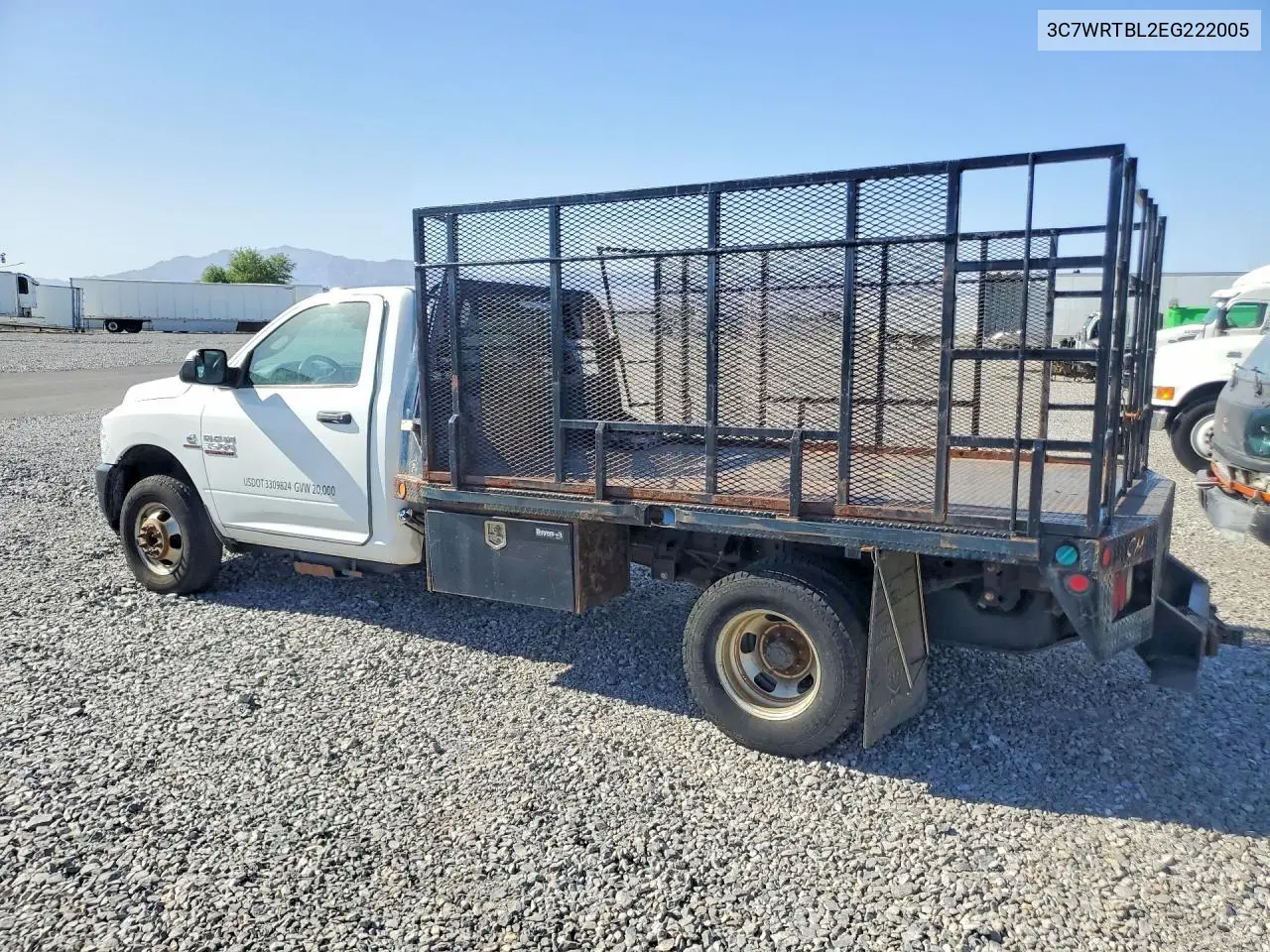 2014 Ram 3500 VIN: 3C7WRTBL2EG222005 Lot: 53215796
