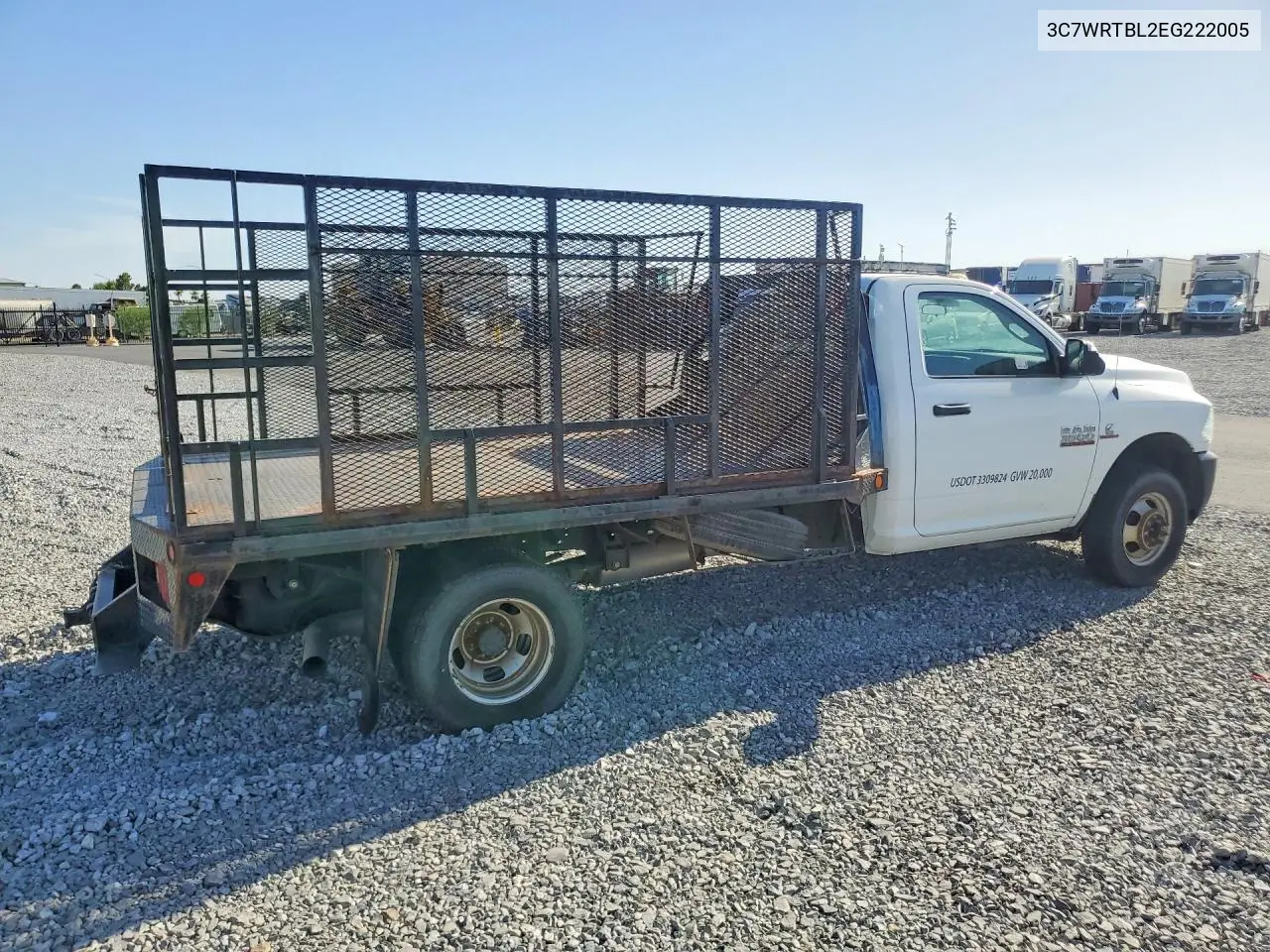 2014 Ram 3500 VIN: 3C7WRTBL2EG222005 Lot: 53215796