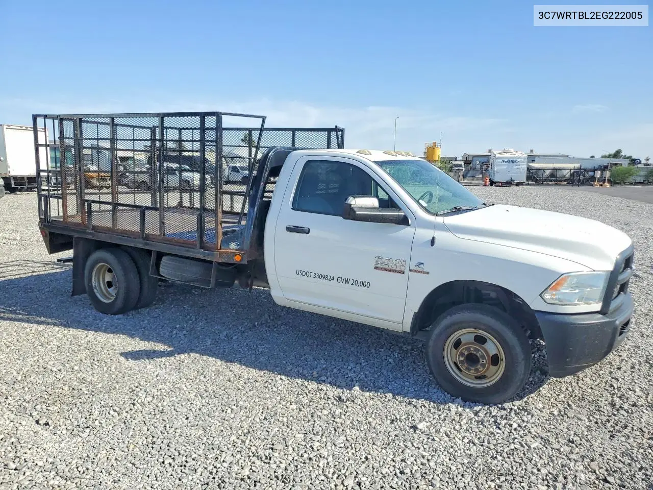 2014 Ram 3500 VIN: 3C7WRTBL2EG222005 Lot: 53215796