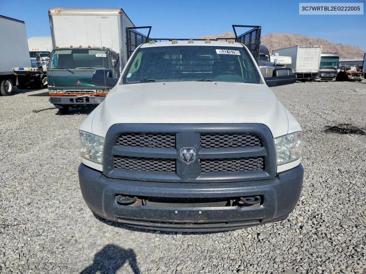 2014 Ram 3500 VIN: 3C7WRTBL2EG222005 Lot: 53215796