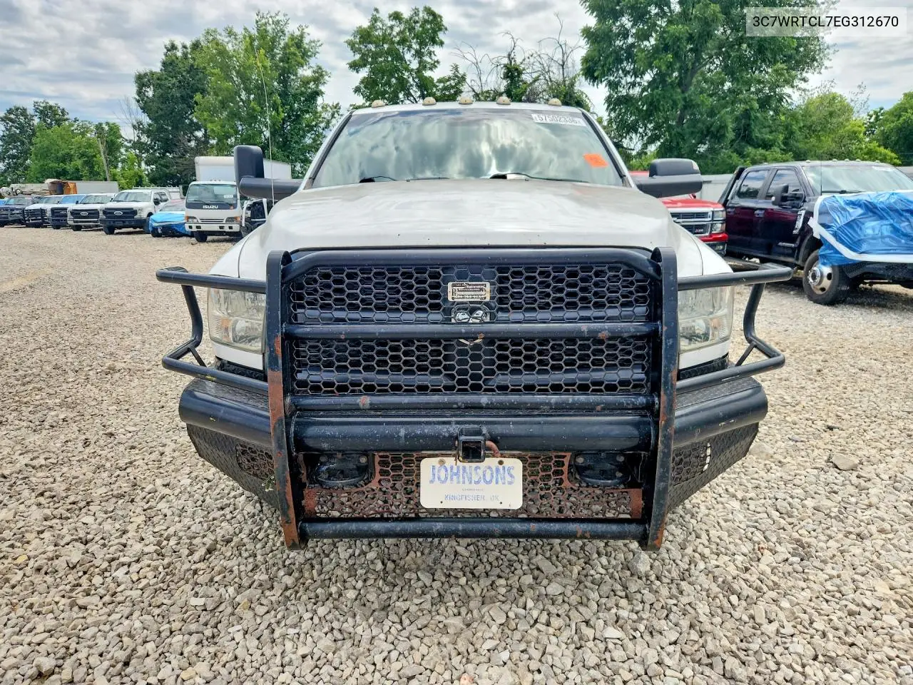 2014 Ram 3500 VIN: 3C7WRTCL7EG312670 Lot: 57502336