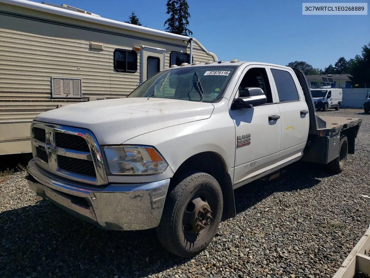 2014 Ram 3500 VIN: 3C7WRTCL1EG268889 Lot: 57875116
