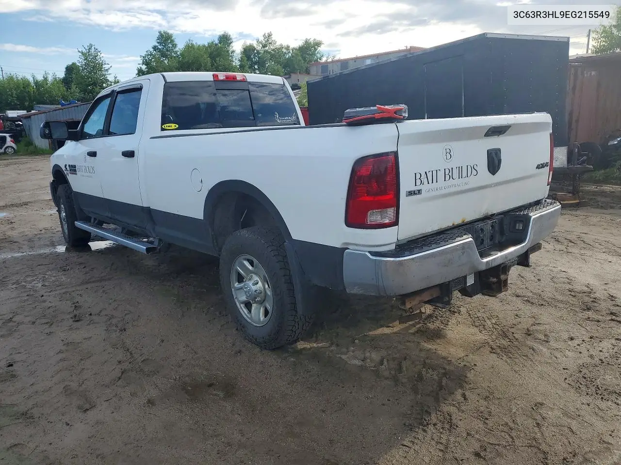2014 Ram 3500 Slt VIN: 3C63R3HL9EG215549 Lot: 58351386