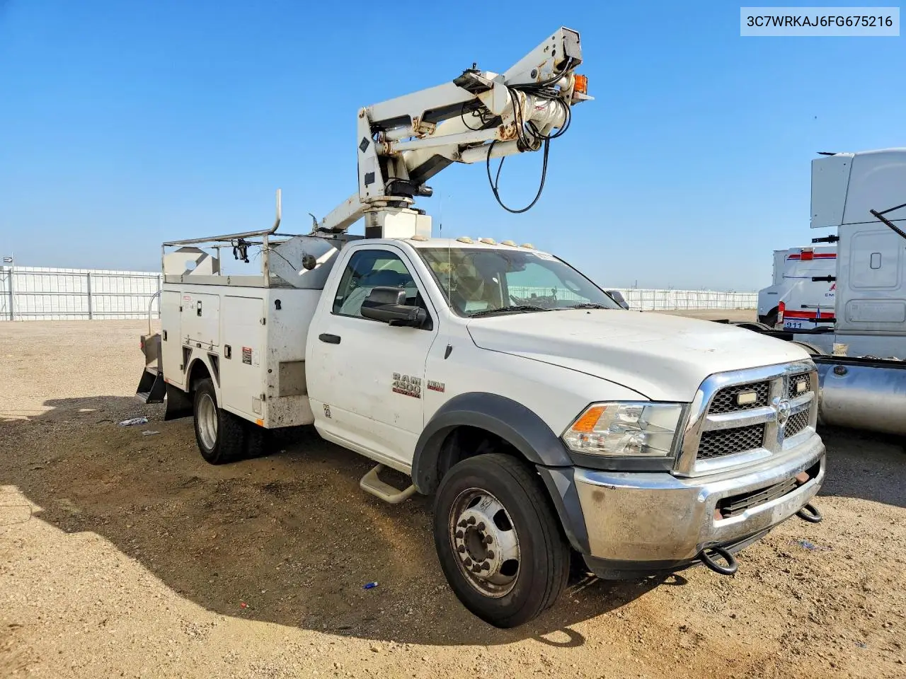 2015 Ram 4500 VIN: 3C7WRKAJ6FG675216 Lot: 49663096