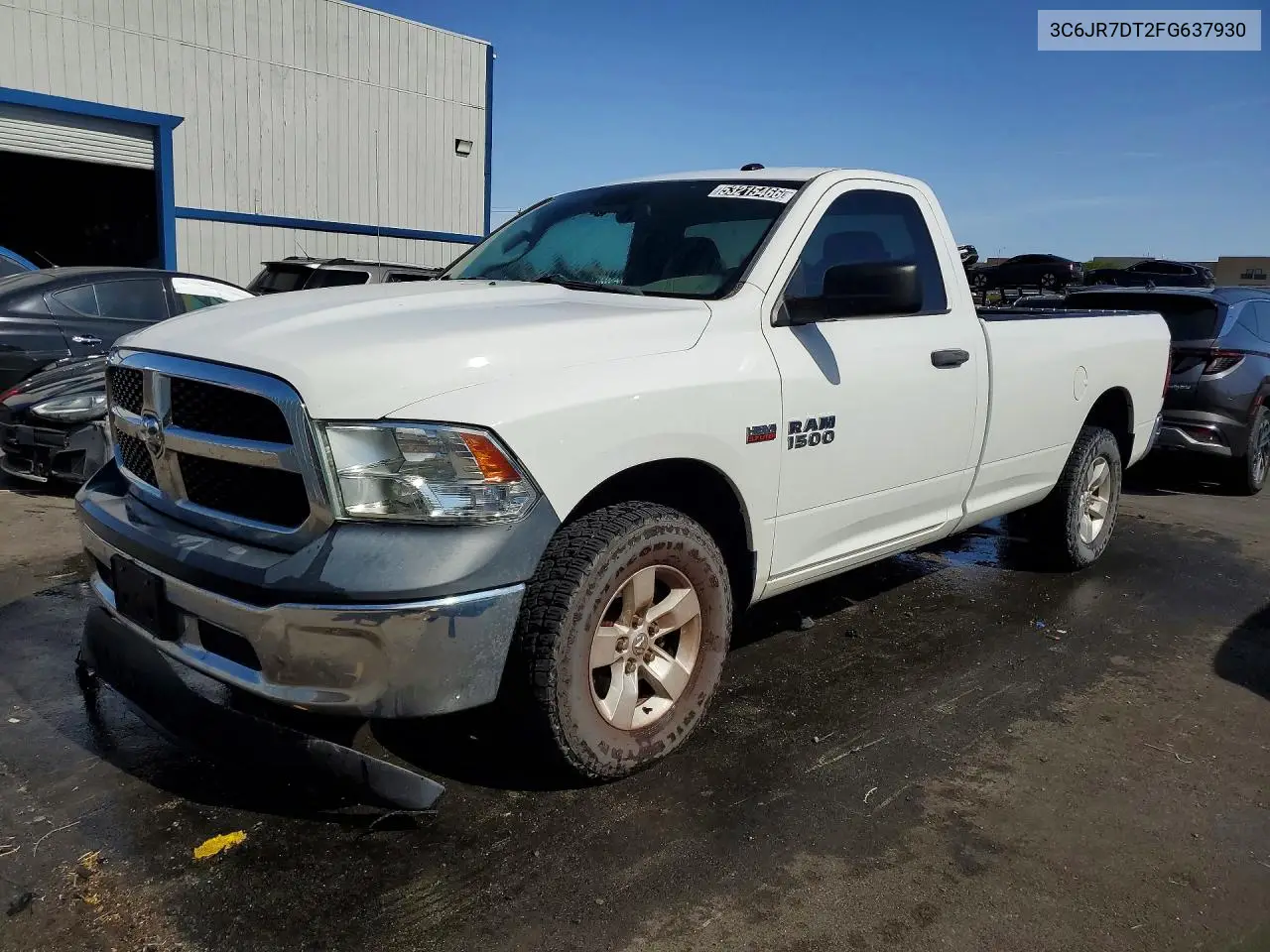 2015 Ram 1500 VIN: 3C6JR7DT2FG637930 Lot: 53215466
