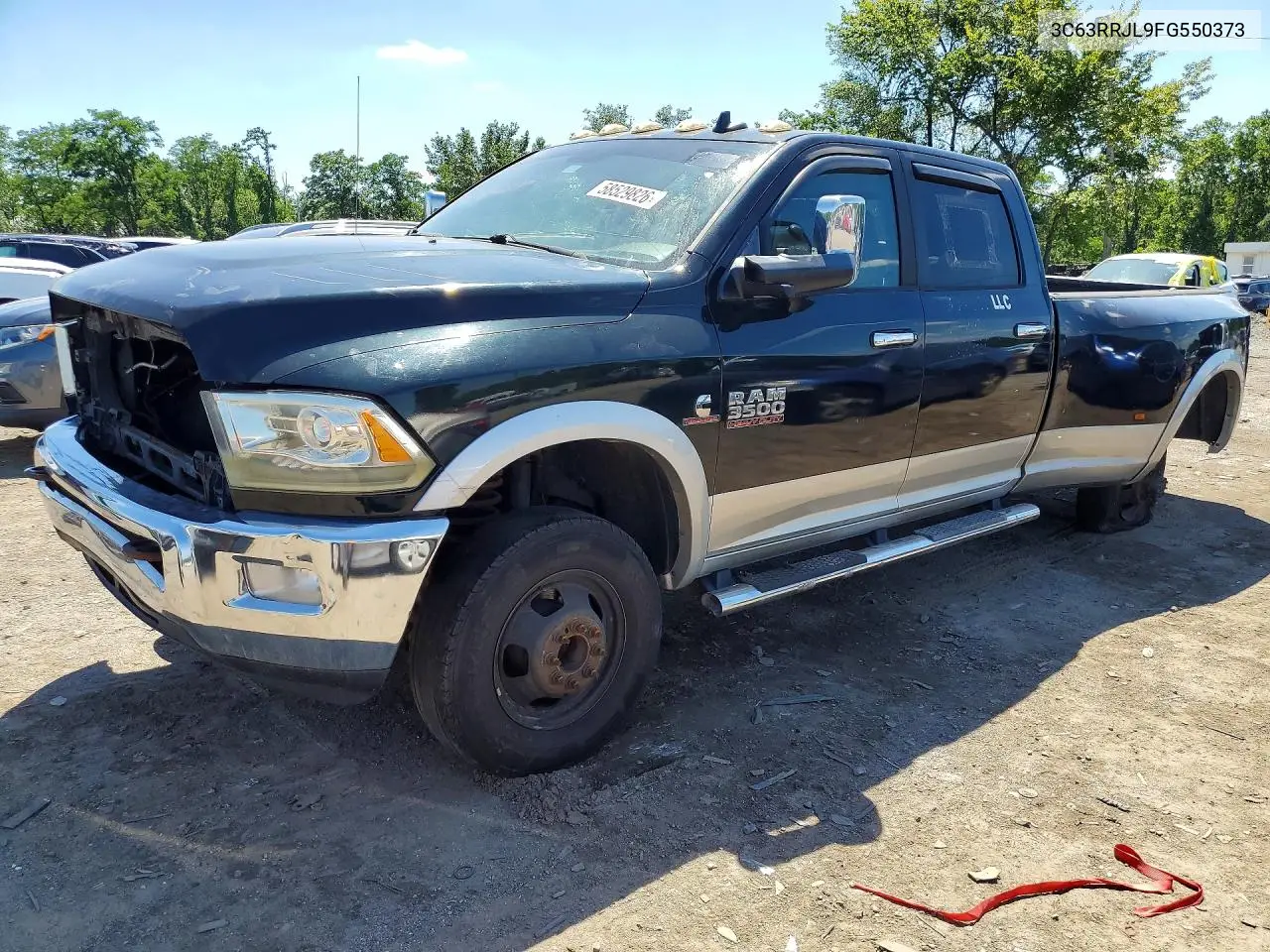 2015 Ram 3500 Laramie VIN: 3C63RRJL9FG550373 Lot: 58529826