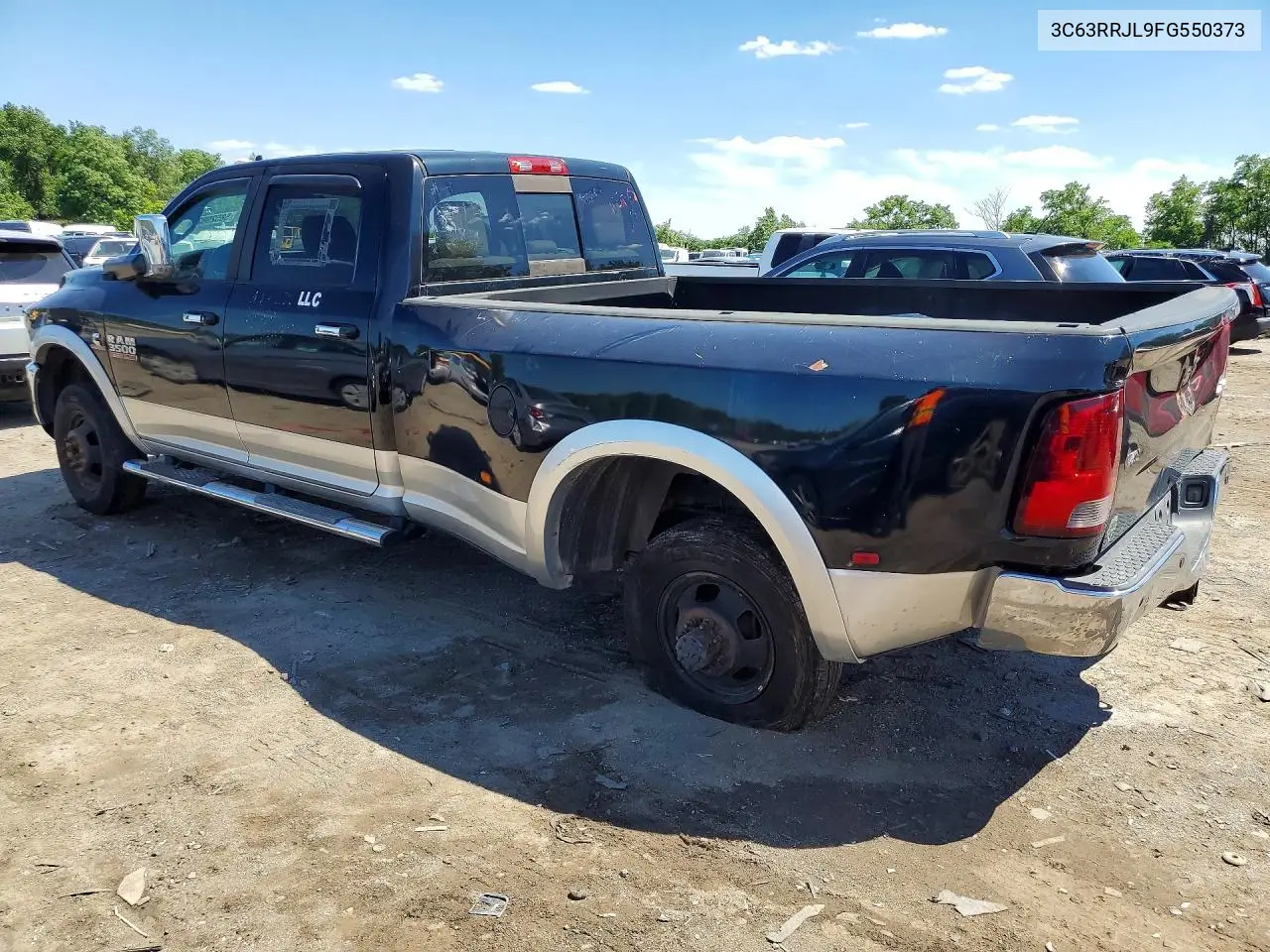 2015 Ram 3500 Laramie VIN: 3C63RRJL9FG550373 Lot: 58529826