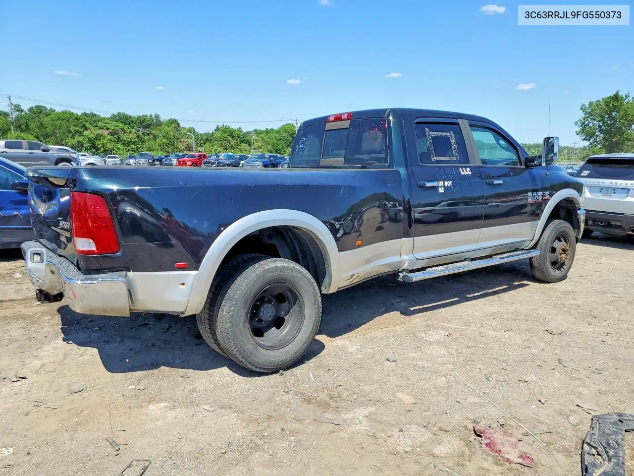2015 Ram 3500 Laramie VIN: 3C63RRJL9FG550373 Lot: 58529826