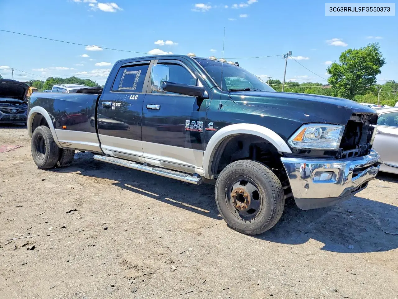 2015 Ram 3500 Laramie VIN: 3C63RRJL9FG550373 Lot: 58529826