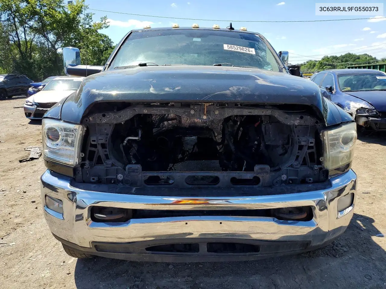 2015 Ram 3500 Laramie VIN: 3C63RRJL9FG550373 Lot: 58529826