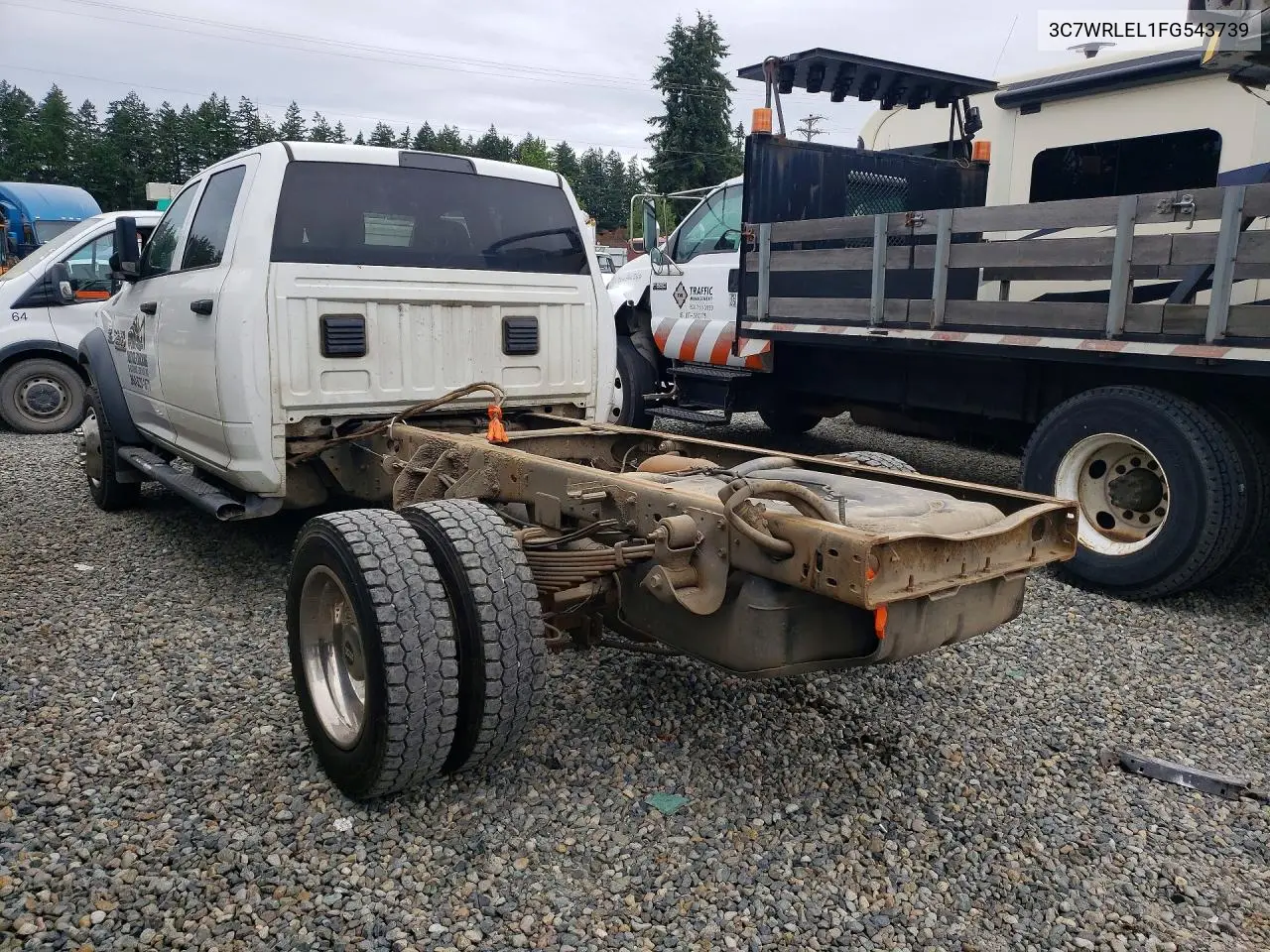 2015 Ram 4500 VIN: 3C7WRLEL1FG543739 Lot: 58696806